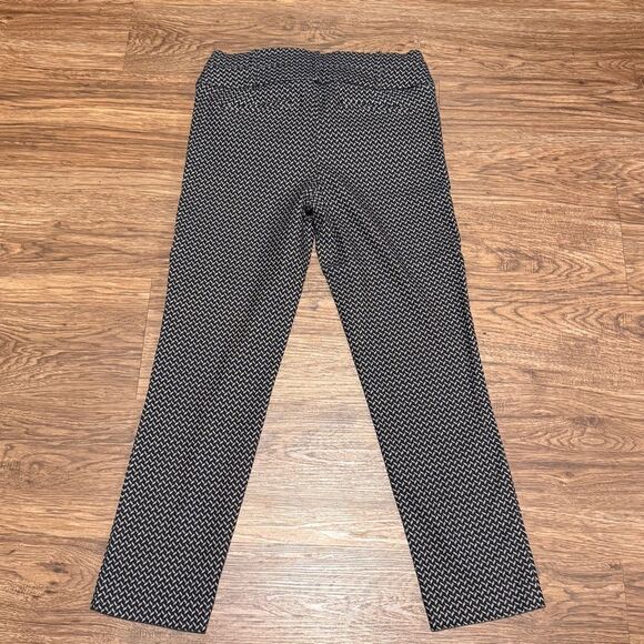 Candie’s Skinny Ankle Stretchy Pants With Geometric Print Black White Size 9 - Picture 9 of 13